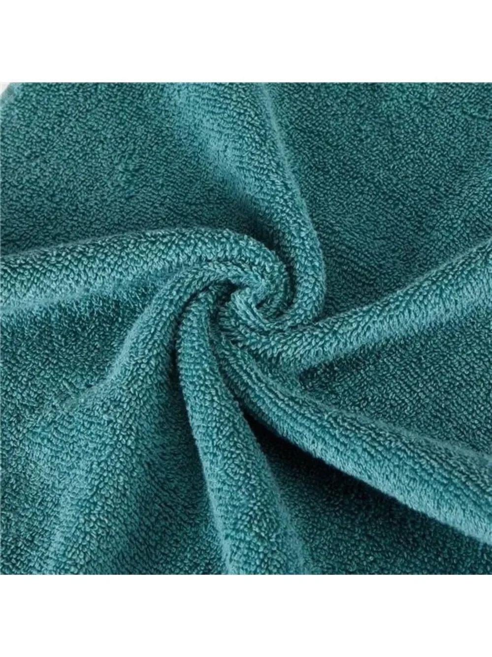 Cotton Hand Towels 6 Pack Fade Resistant Soft Absorbent Bath Kitchen Teal Green